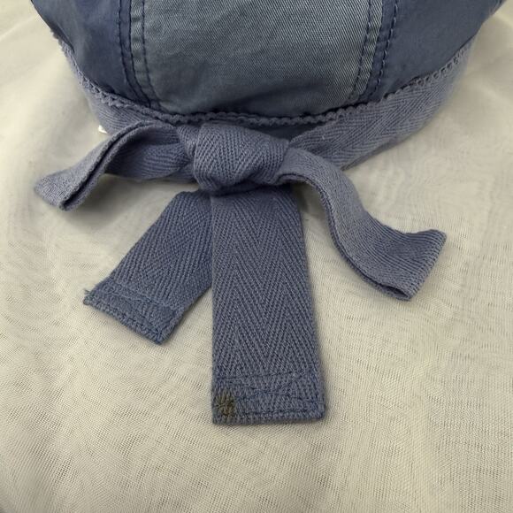 Vintage Juicy Couture Cadet Style Flat Cap Blue 100% Cotton - Picture 10 of 11